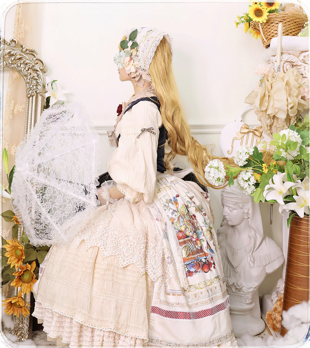Rich Hymn - Lolita Bavarian Cotton Embroidered Blouse - Image 25
