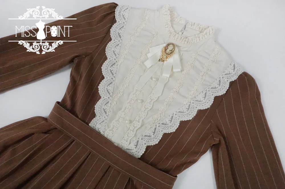 Miss point - Rose Silhouette - Vintage Classic Lolita OP - Image 29