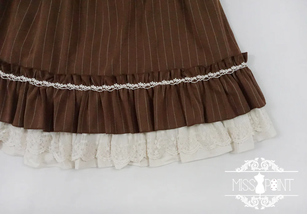 Miss point - Rose Silhouette - Vintage Classic Lolita OP - Image 30