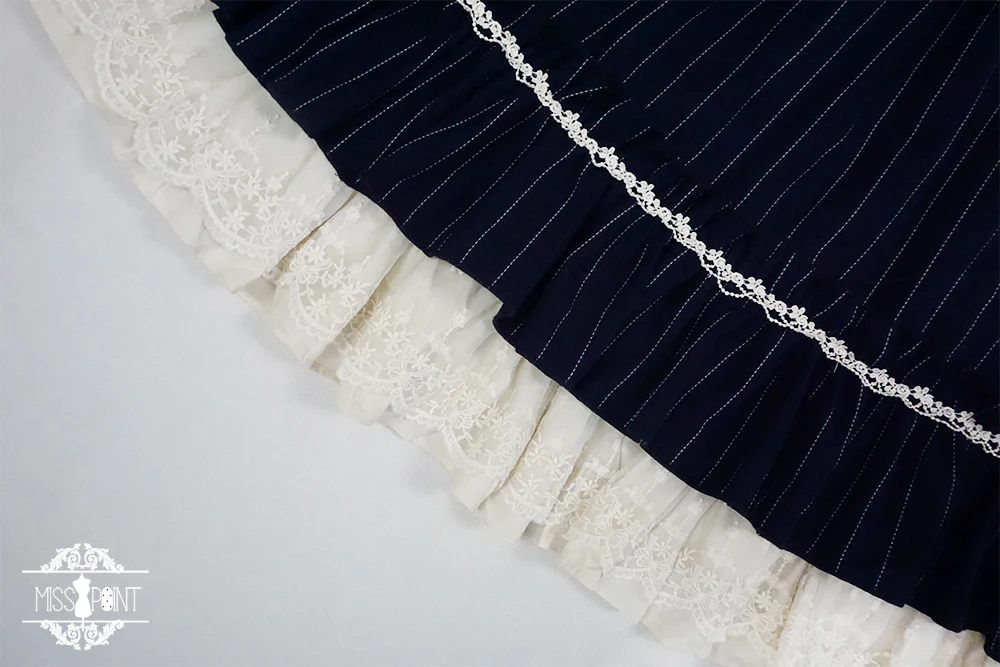 Miss point - Rose Silhouette - Vintage Classic Lolita OP - Image 36