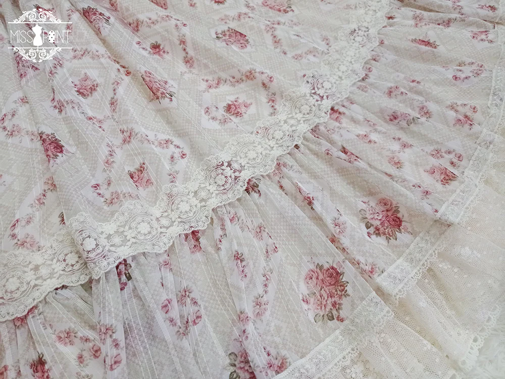 Woody Rose - Elegant Floral Lolita JSK Dress - Image 19