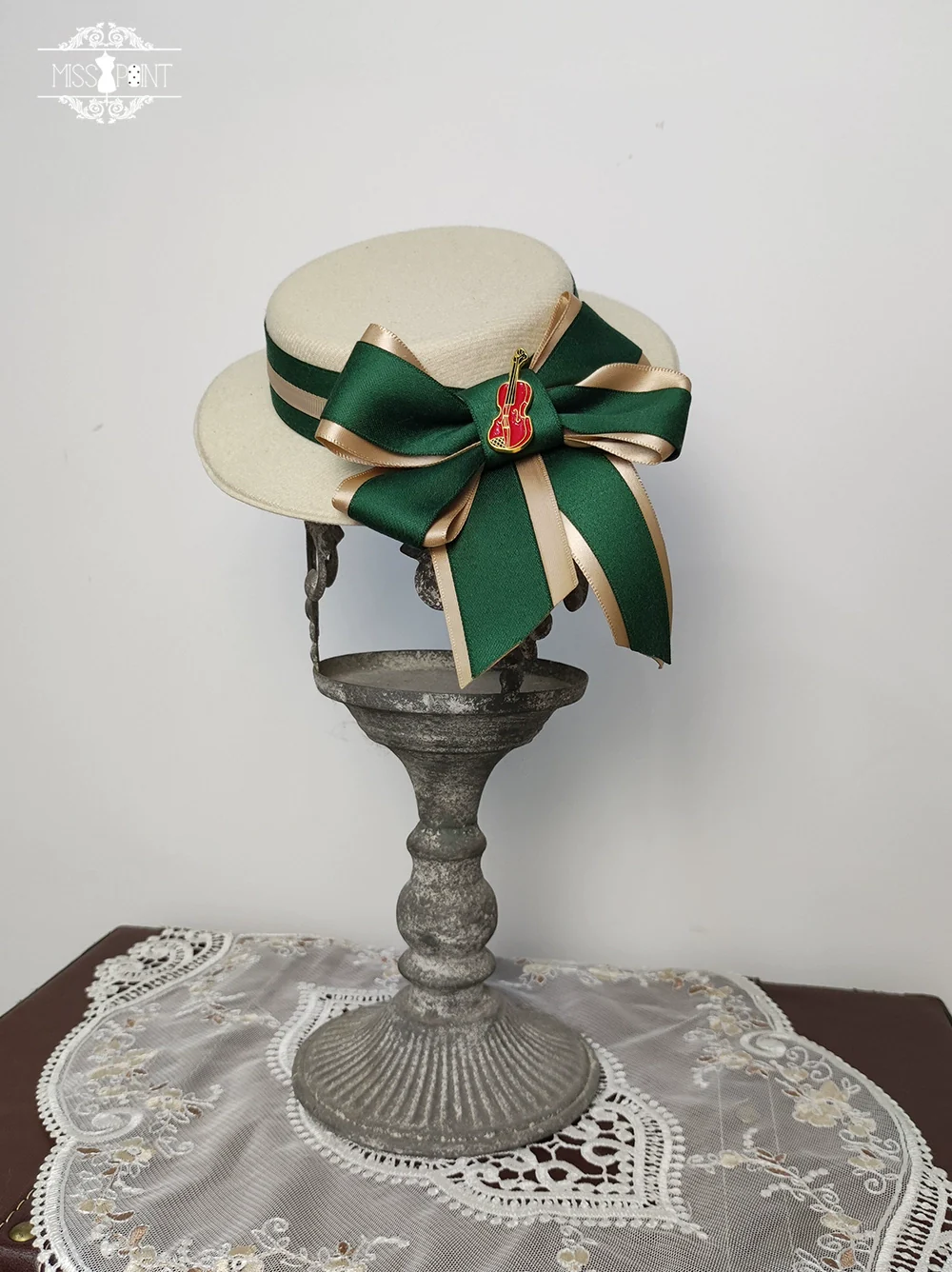 Elegant Lolita Top Hat - Golden Movement Lolita Hat