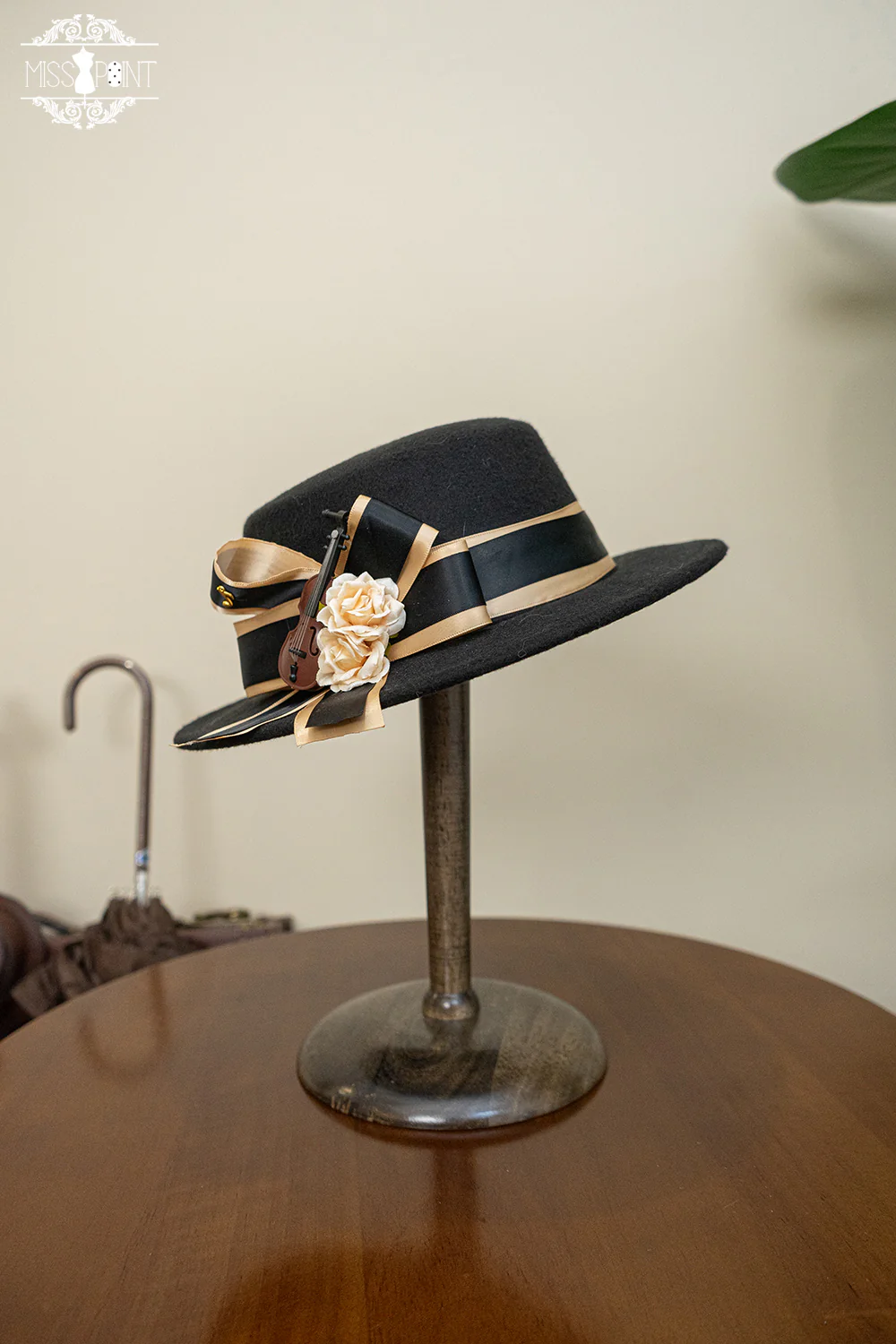 Elegant Lolita Top Hat - Golden Movement Lolita Hat - Image 12