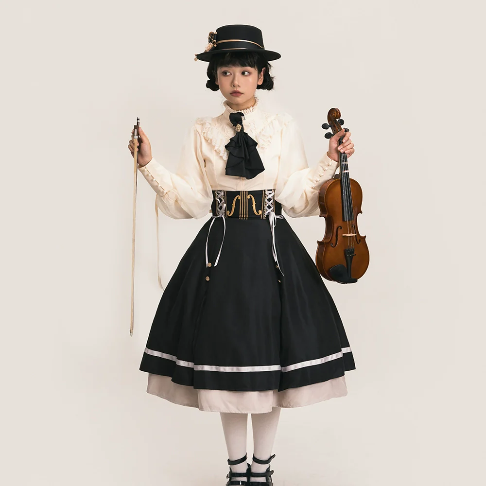 Elegant Lolita Top Hat - Golden Movement Lolita Hat - Image 6