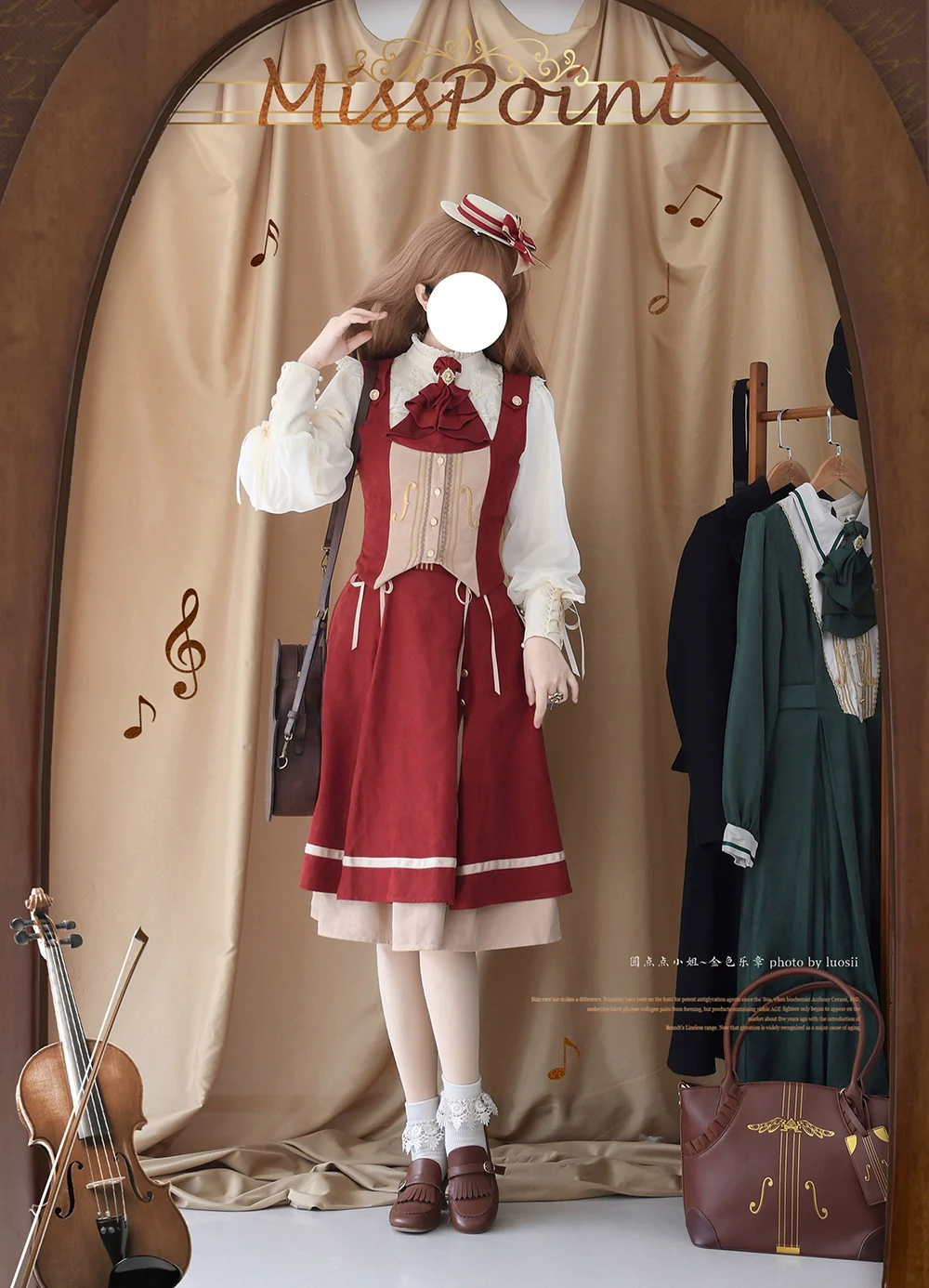 Golden Movement - Elegant Lolita Fishbone Skirt Customized - Image 112
