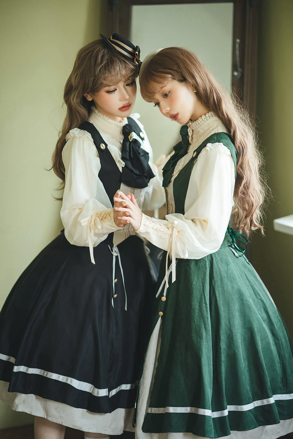 Golden Movement - Elegant Lolita Fishbone Skirt Customized - Image 13