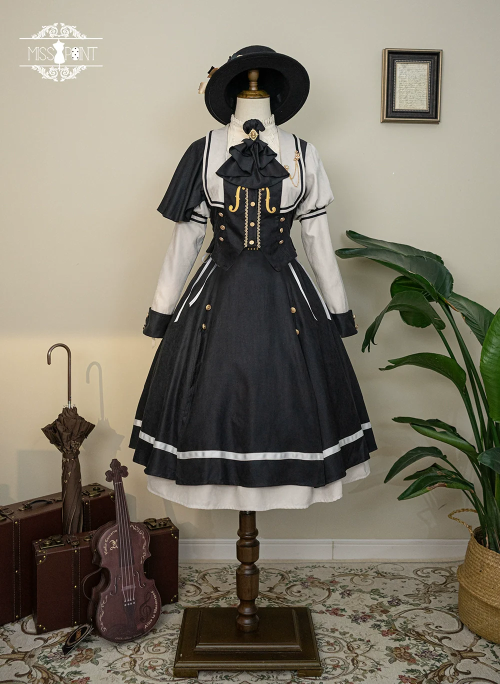 Golden Movement - Elegant Lolita Fishbone Skirt Customized - Image 84