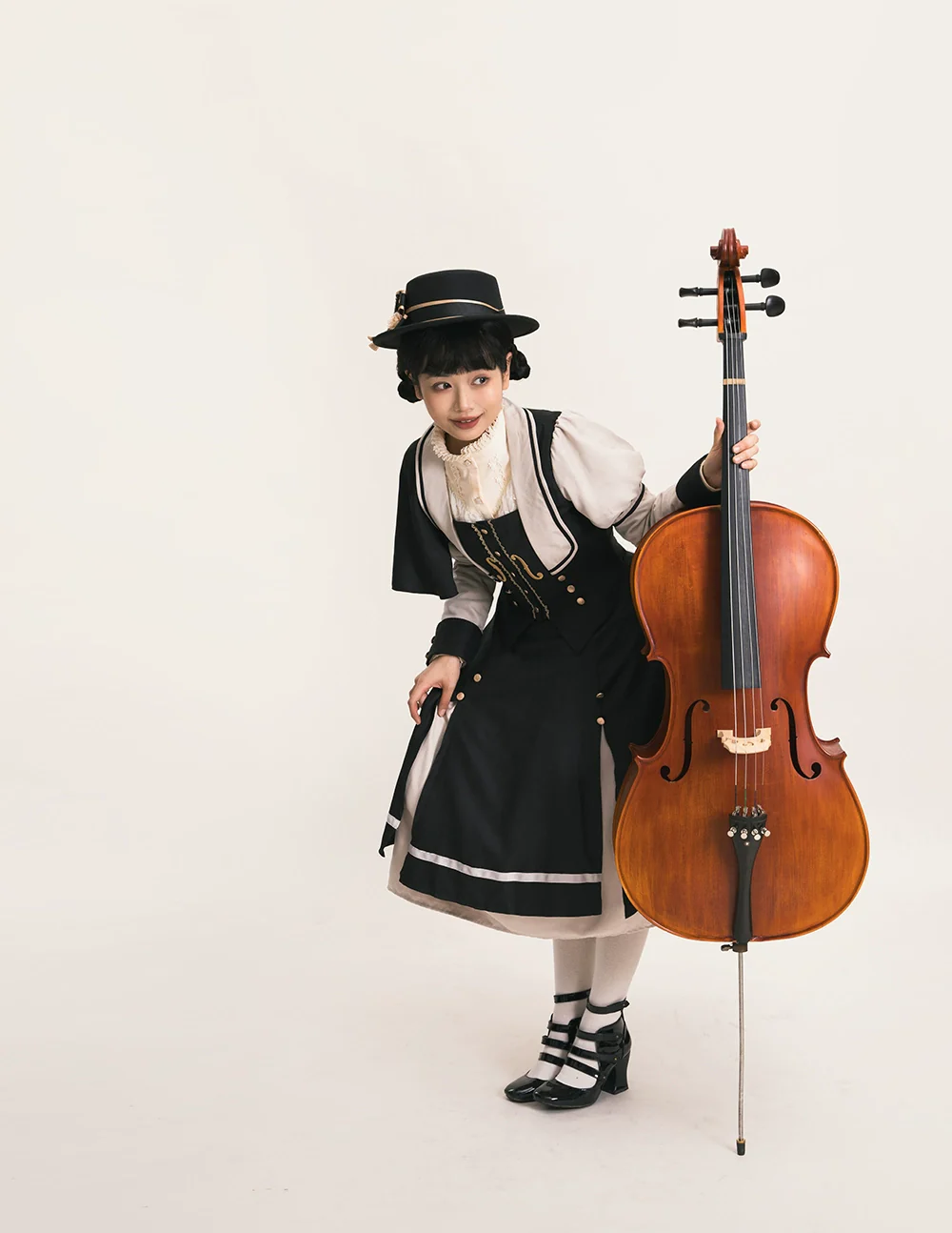 Golden Movement - Elegant Lolita Fishbone Skirt Customized - Image 85