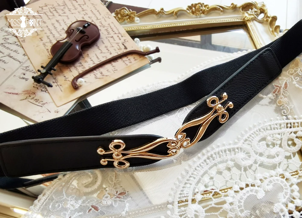 Golden Movement - Lolita Accessory Brooch Bow Tie KC - Image 24