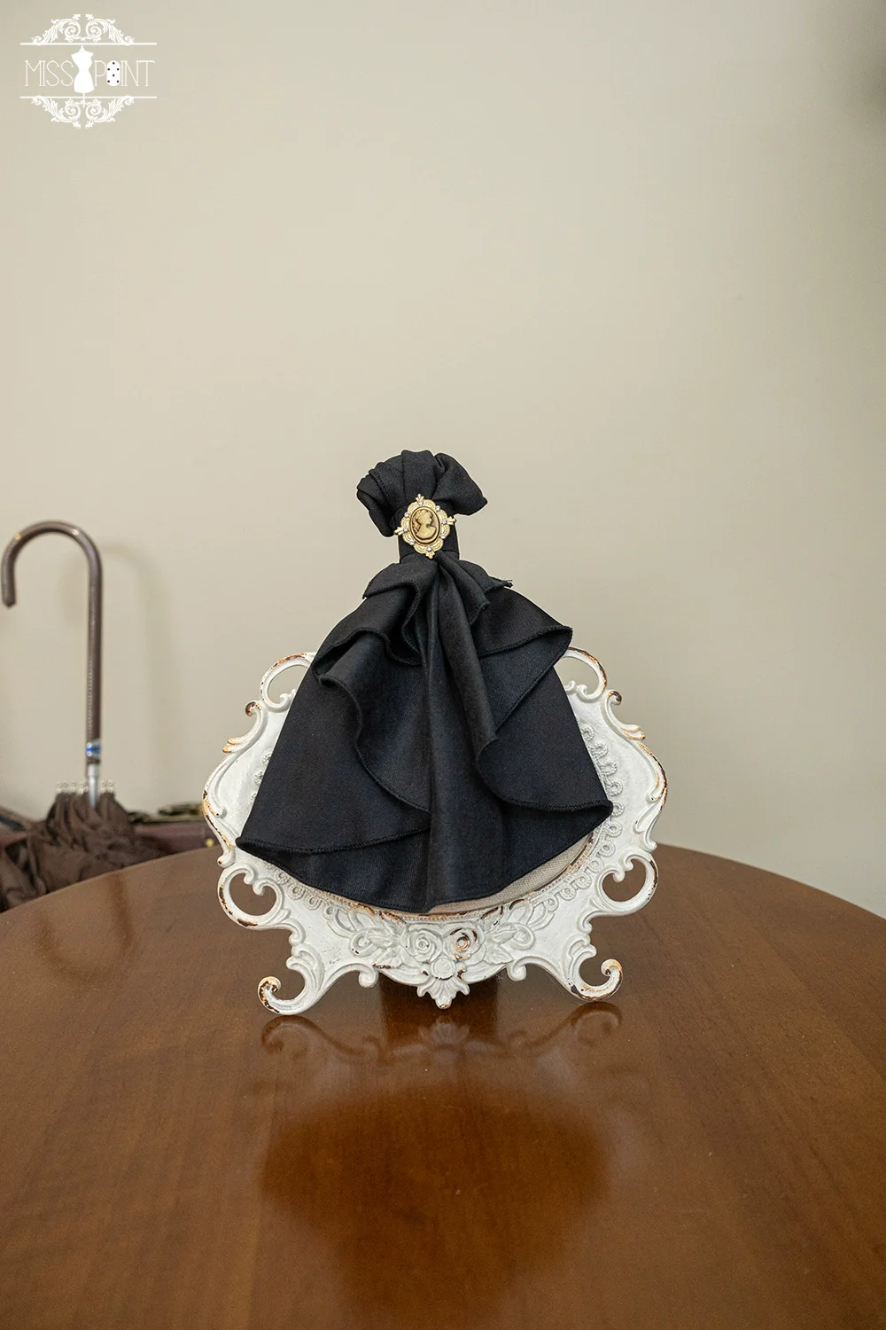 Golden Movement - Lolita Accessory Brooch Bow Tie KC - Image 5