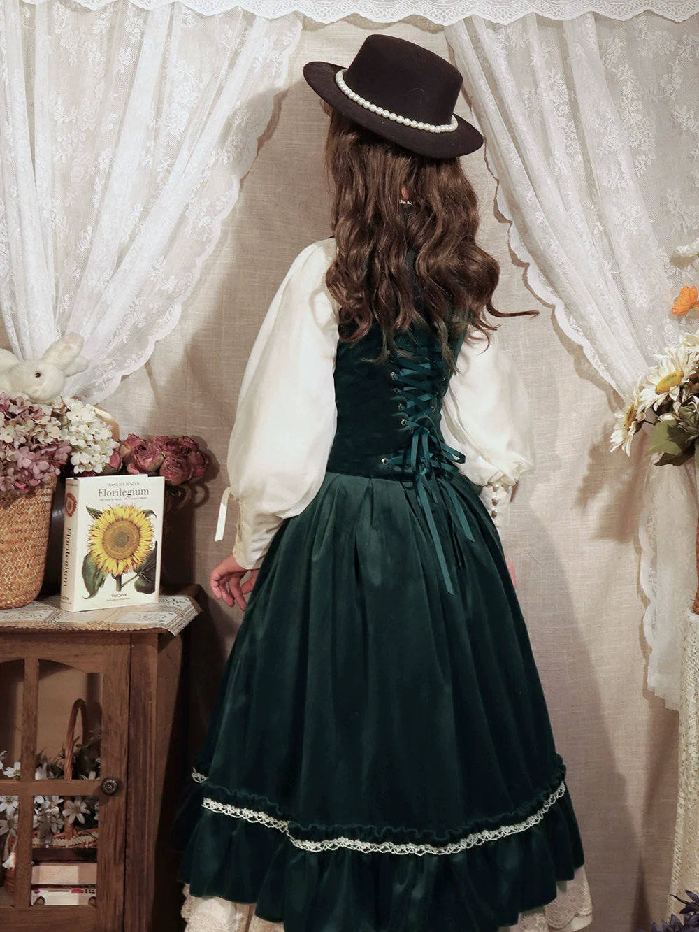 Rose Doll - Retro Lolita Vest Velvet Lolita Waistcoat - Image 26