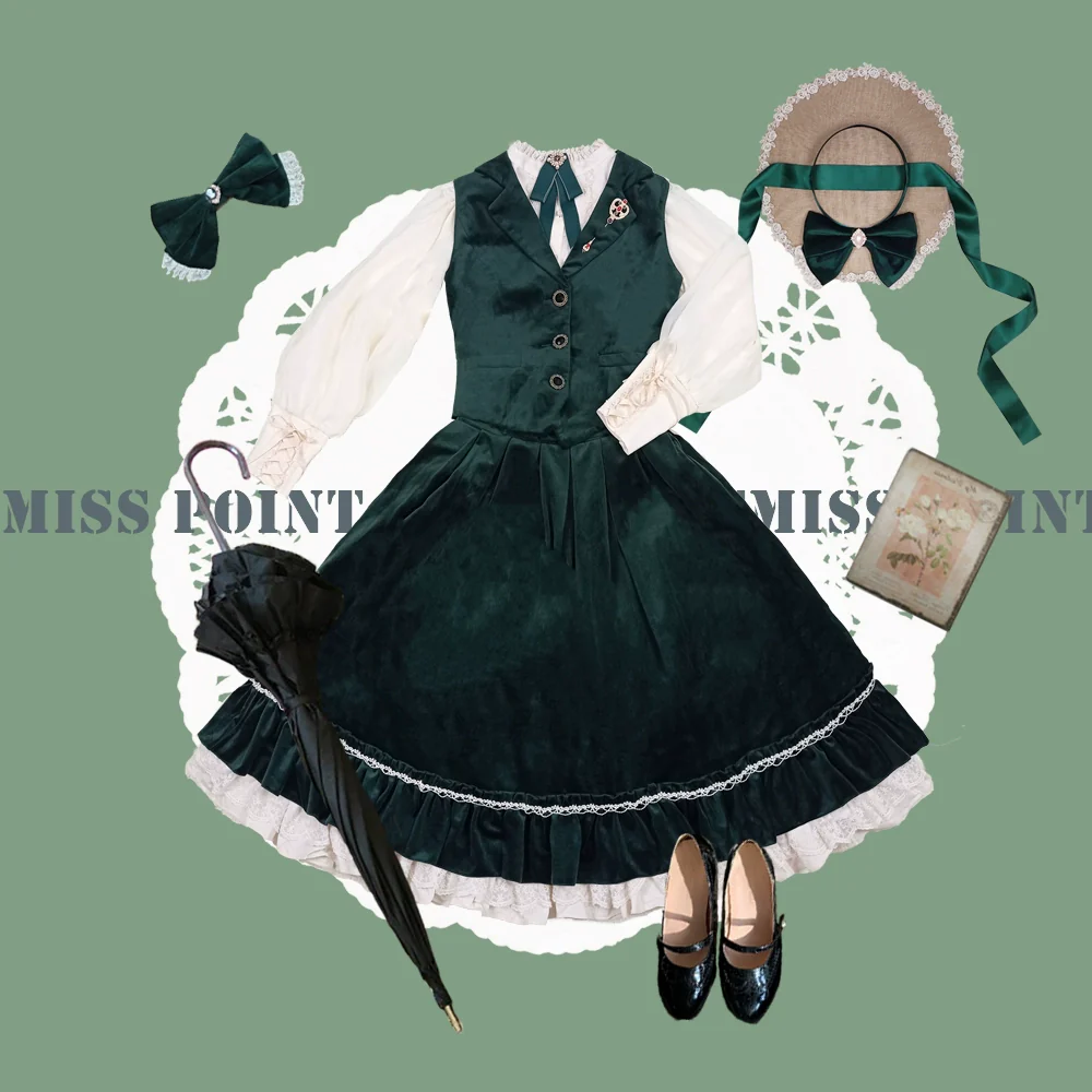 Rose Doll - Retro Lolita Vest Velvet Lolita Waistcoat - Image 27
