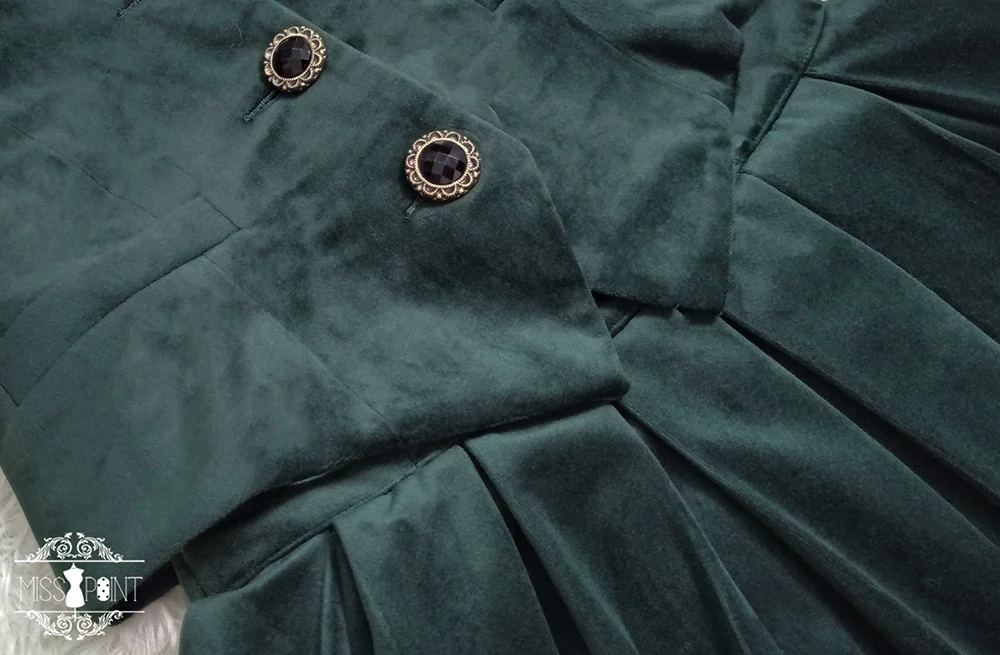 Rose Doll - Retro Lolita Vest Velvet Lolita Waistcoat - Image 28