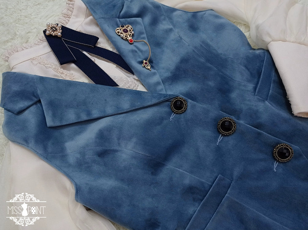 Rose Doll - Retro Lolita Vest Velvet Lolita Waistcoat - Image 31