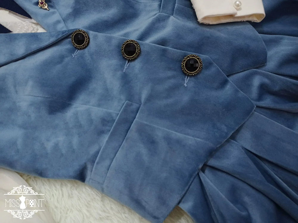 Rose Doll - Retro Lolita Vest Velvet Lolita Waistcoat - Image 32