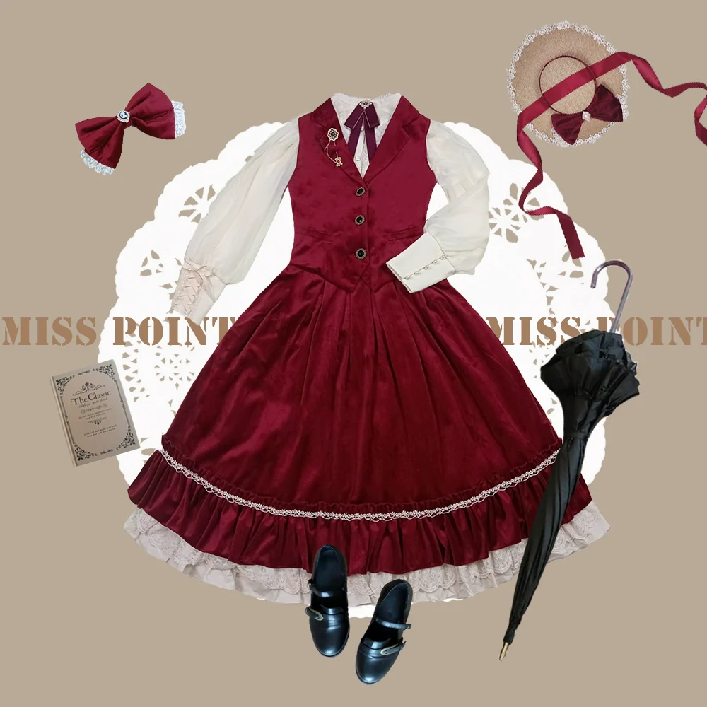 Rose Doll - Retro Lolita Vest Velvet Lolita Waistcoat - Image 38