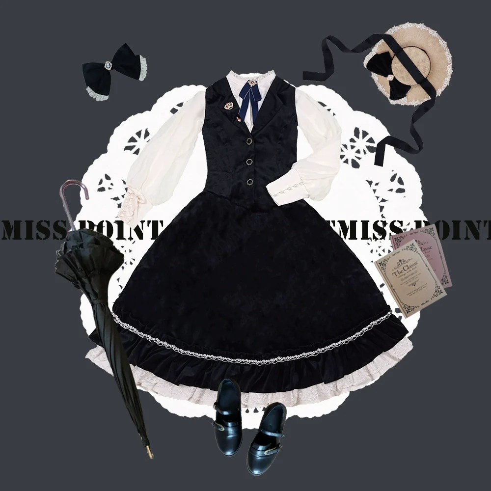 Rose Doll - Retro Lolita Vest Velvet Lolita Waistcoat - Image 41