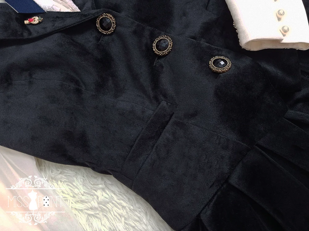 Rose Doll - Retro Lolita Vest Velvet Lolita Waistcoat - Image 43