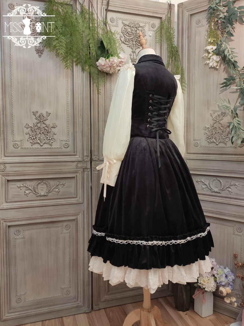 Rose Doll - Retro Lolita Vest Velvet Lolita Waistcoat - Image 51