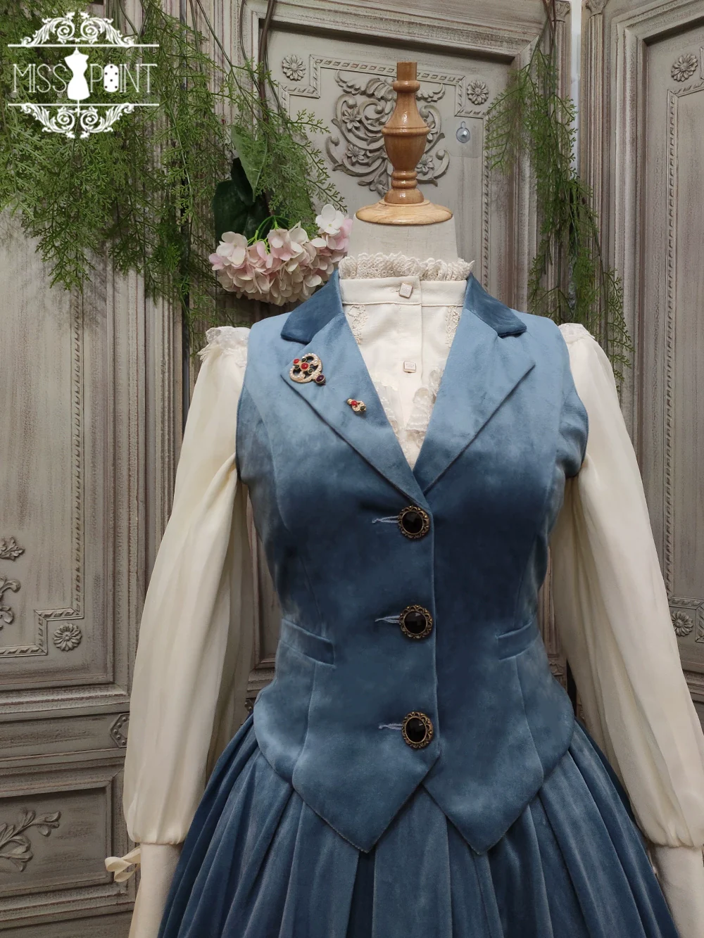 Rose Doll - Retro Lolita Vest Velvet Lolita Waistcoat - Image 53