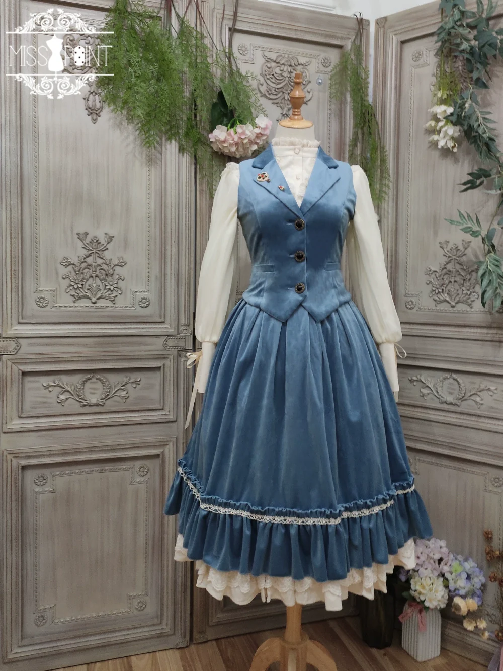 Rose Doll - Retro Lolita Vest Velvet Lolita Waistcoat - Image 55