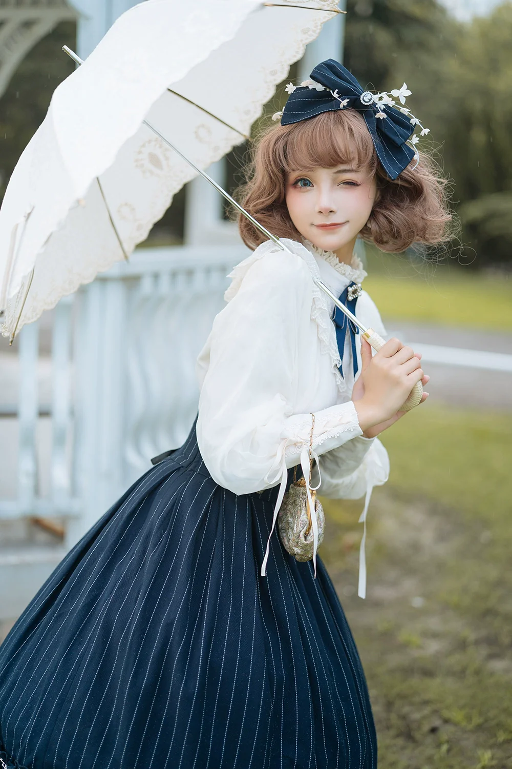 Rose Doll - Elegant Lolita Mutton Sleeve Blouse - Image 16