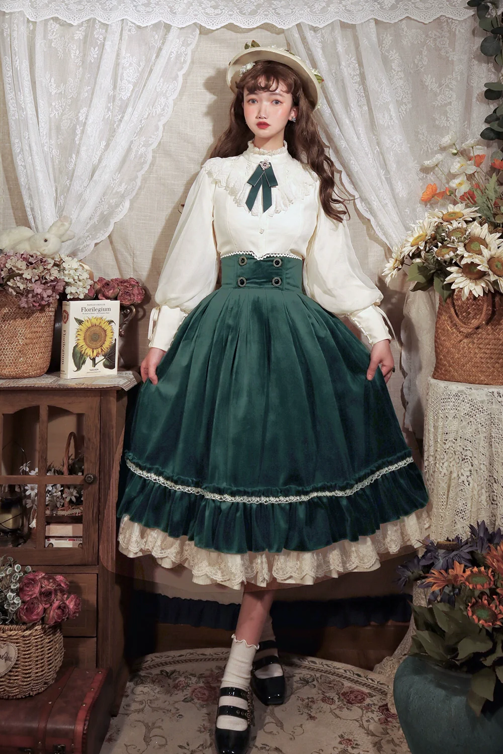 Rose Doll - Elegant Lolita Mutton Sleeve Blouse - Image 18