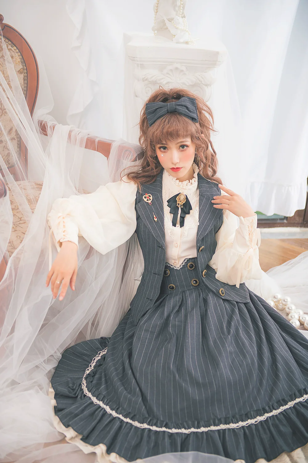 Rose Doll - Elegant Lolita Mutton Sleeve Blouse - Image 37