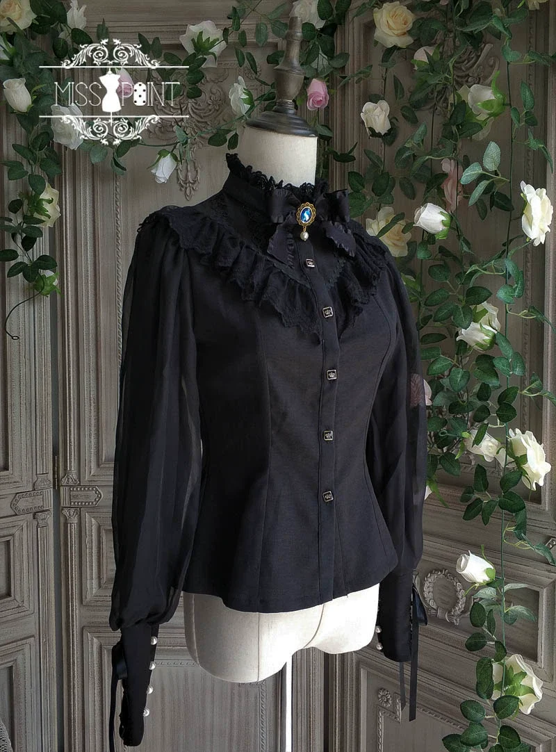 Rose Doll - Elegant Lolita Mutton Sleeve Blouse - Image 49