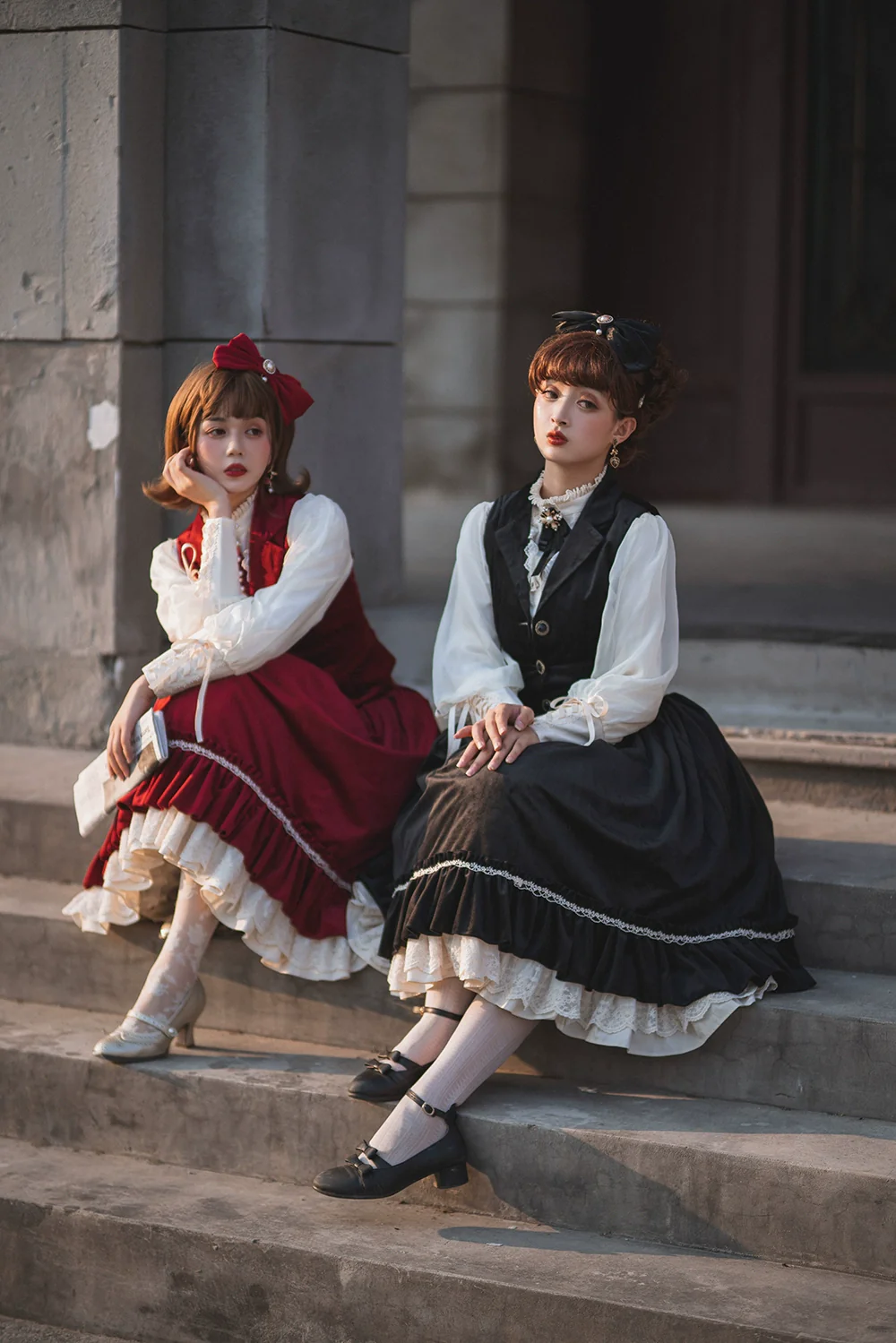 Rose Doll - Elegant Lolita Mutton Sleeve Blouse - Image 9