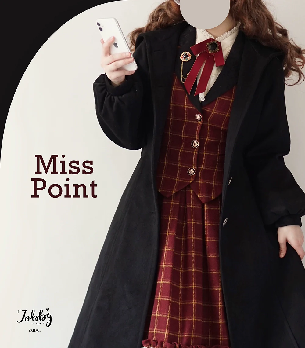 Rose - Elegant Lolita Pliad Print Vest Customized - Image 17