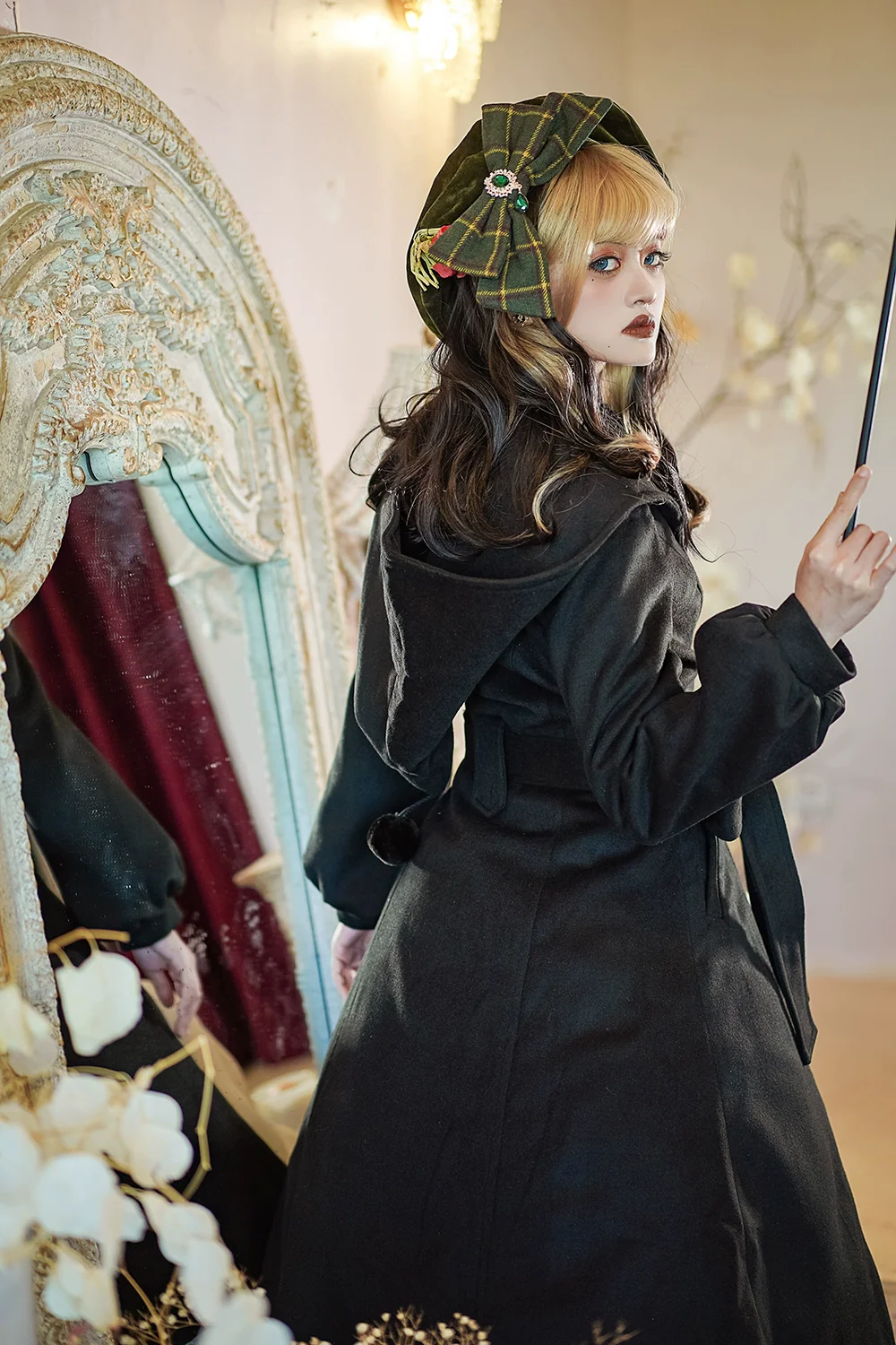 Rose - Elegant Lolita Pliad Print Vest Customized - Image 40