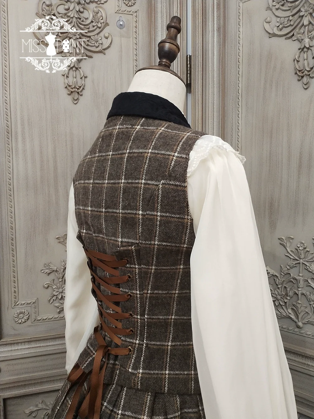 Rose - Elegant Lolita Pliad Print Vest Customized - Image 69
