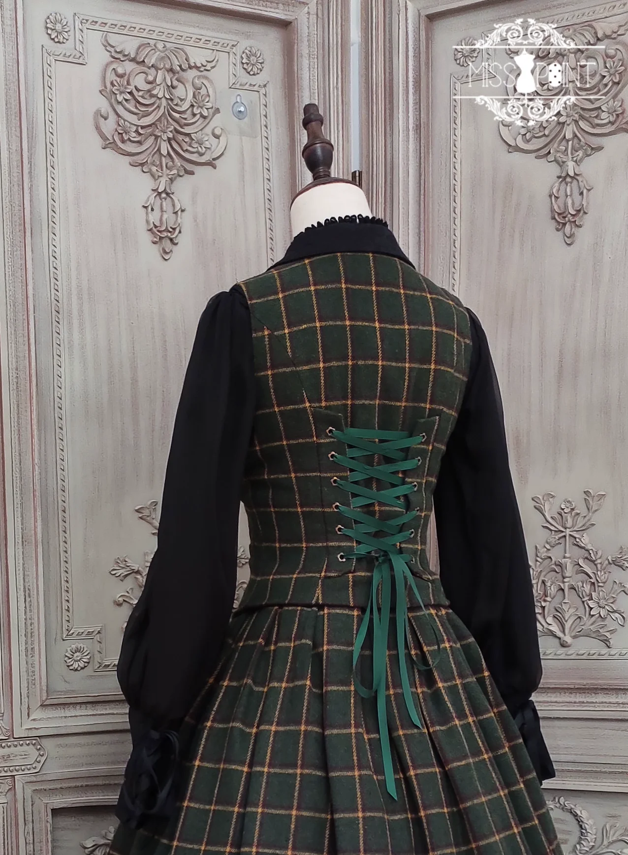 Rose - Elegant Lolita Pliad Print Vest Customized - Image 70