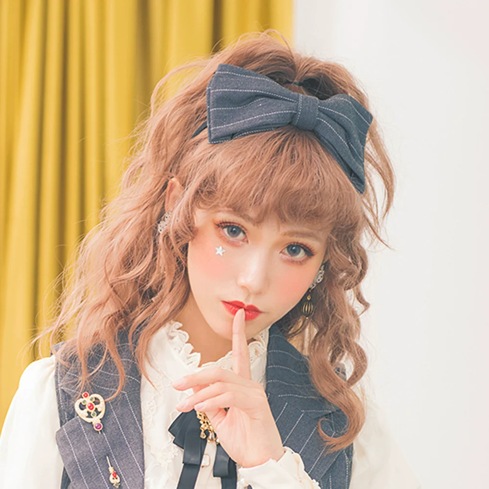 Rose Doll - Elegant Lolita Striped Fishbone Skirt - Image 32
