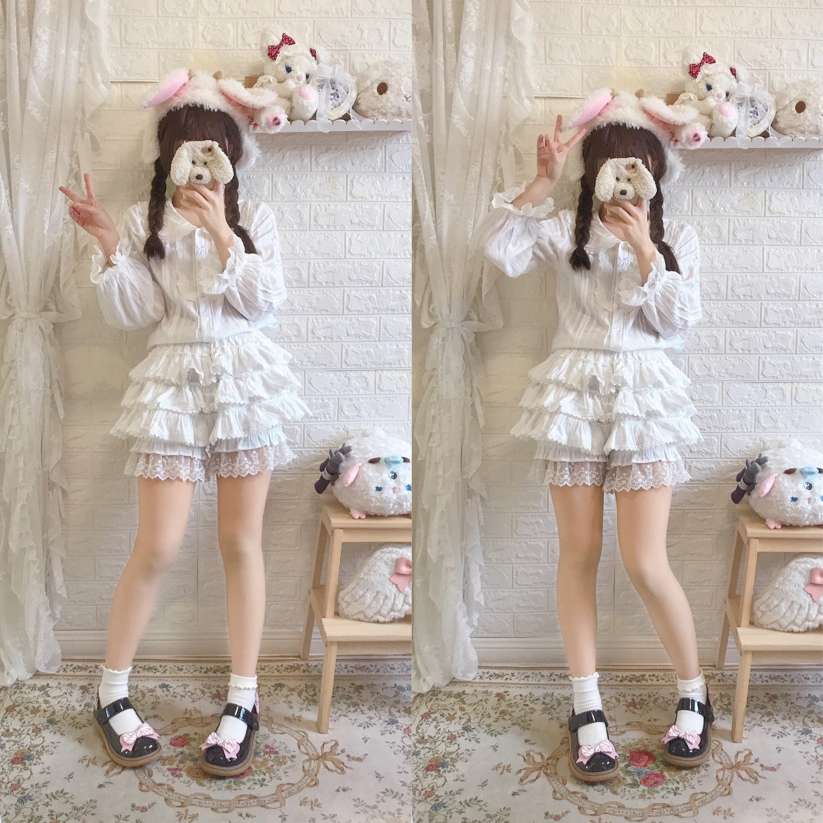 Lolita Innerwear Bloomers Multicolors Anti Exposure - Image 13