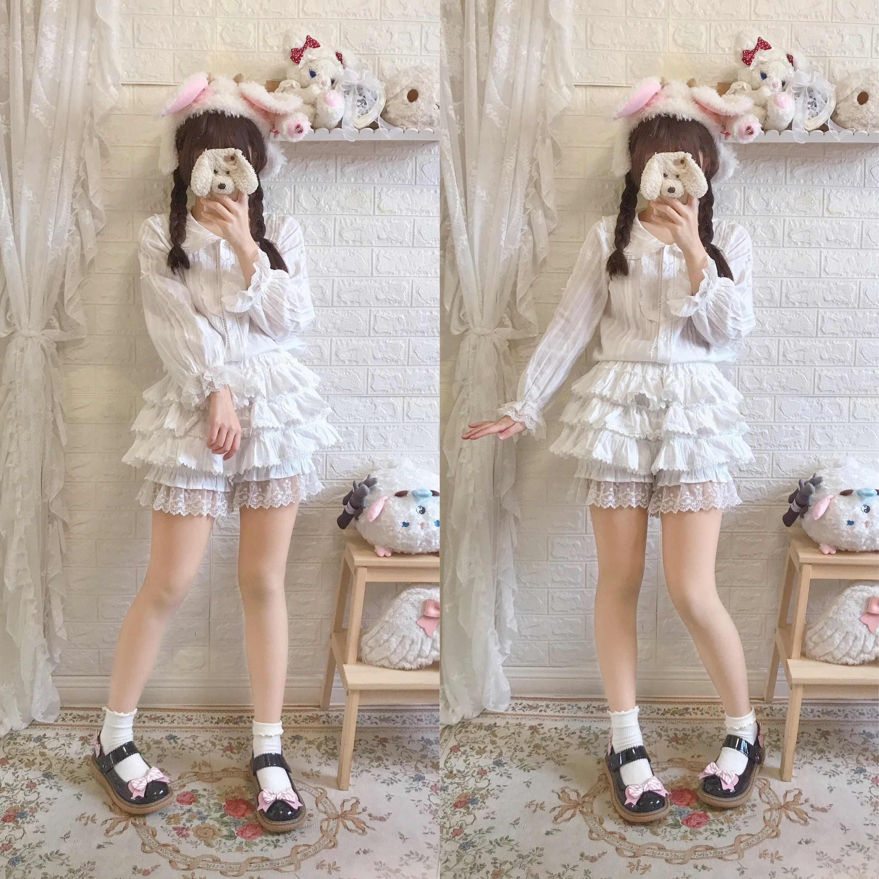 Lolita Innerwear Bloomers Multicolors Anti Exposure - Image 15