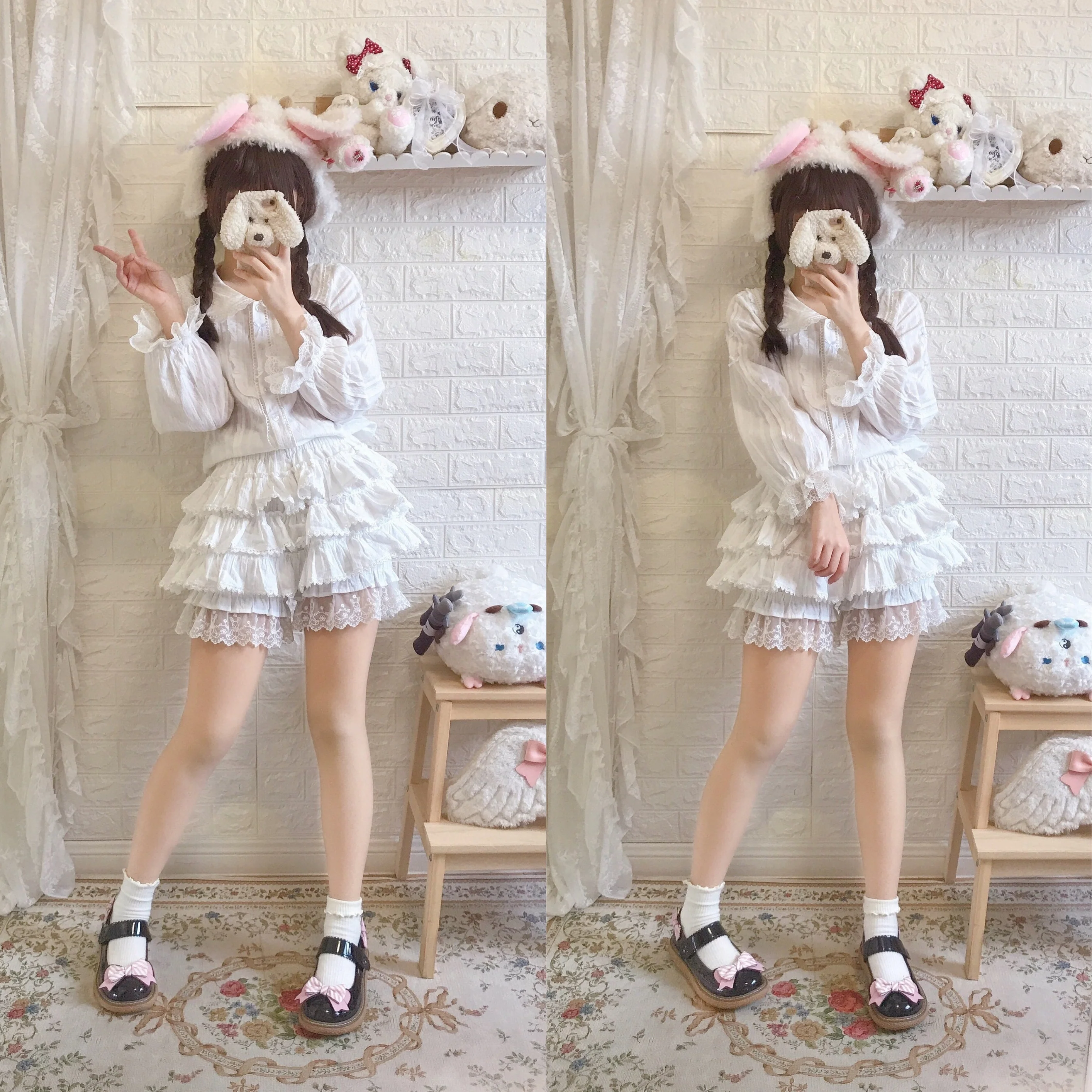 Lolita Innerwear Bloomers Multicolors Anti Exposure - Image 16
