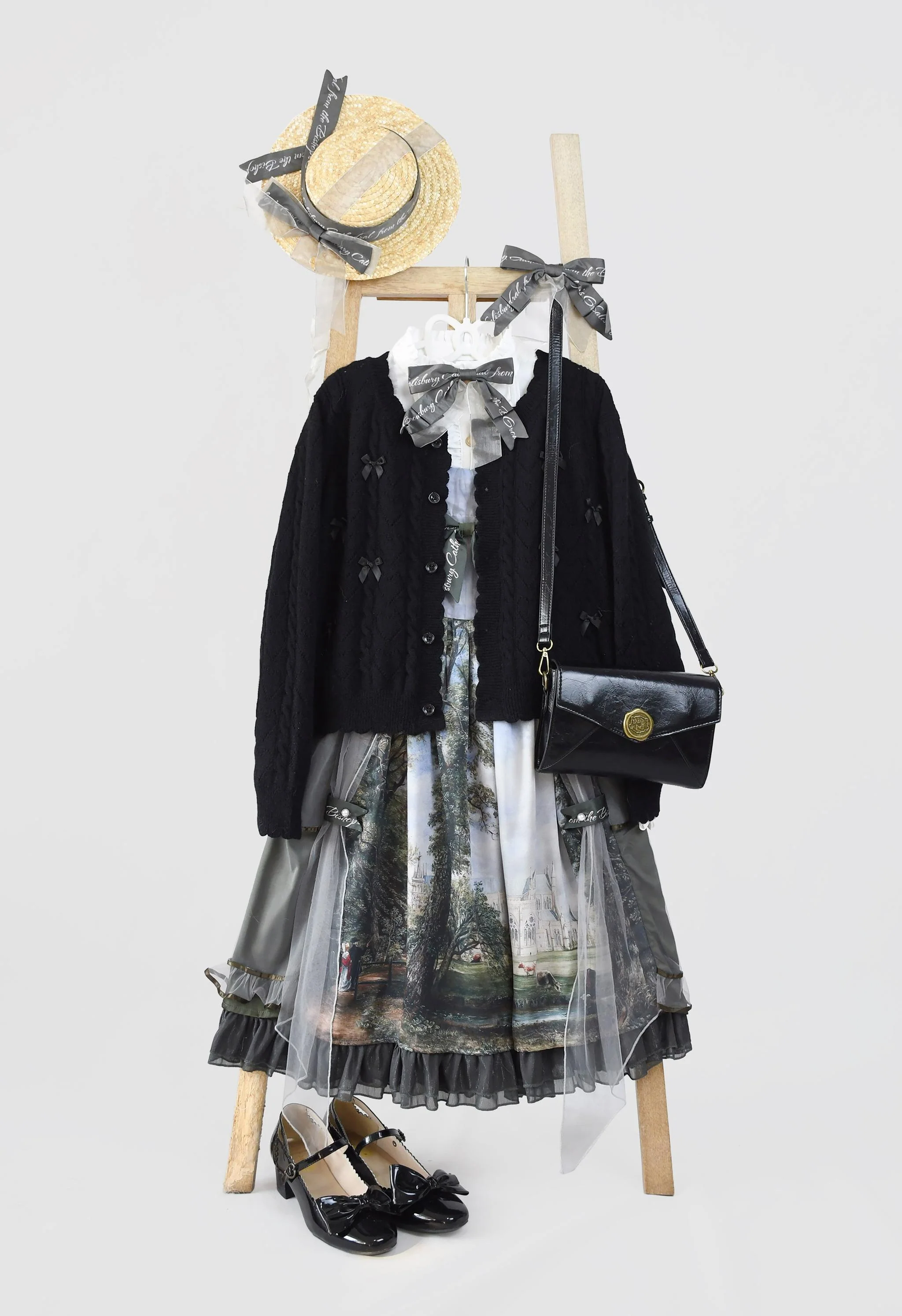 Hollow Out Long Sleeve Lolita Cardigan Multicolors - Image 30