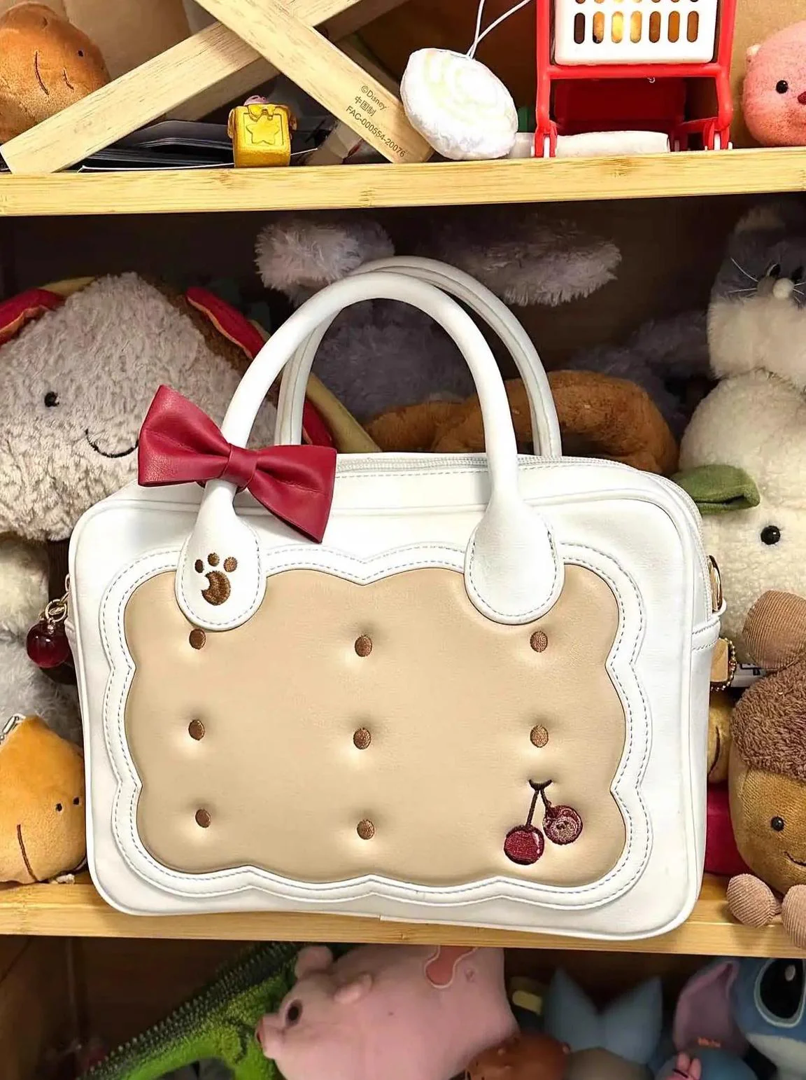 Morning Glory - Kawaii Lolita Bag Cherry Biscuit Shoulder Crossbody Handbag - Image 19