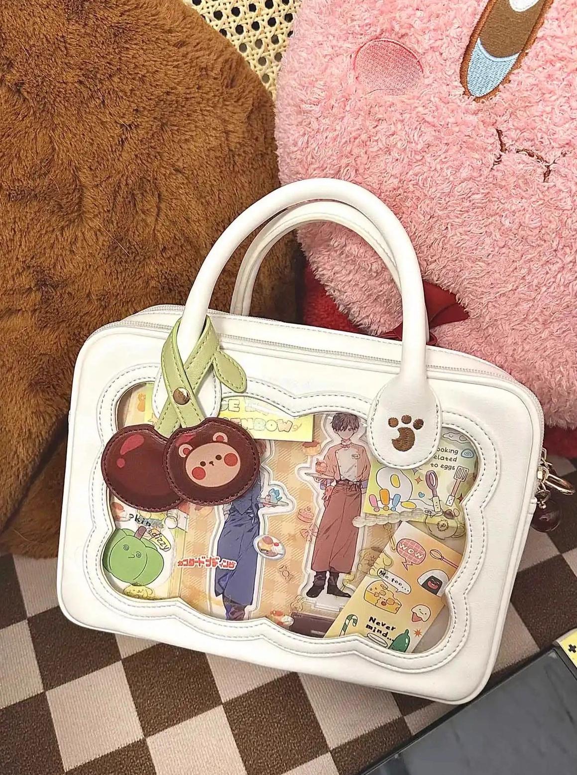 Morning Glory - Kawaii Lolita Bag Cherry Biscuit Shoulder Crossbody Handbag - Image 21