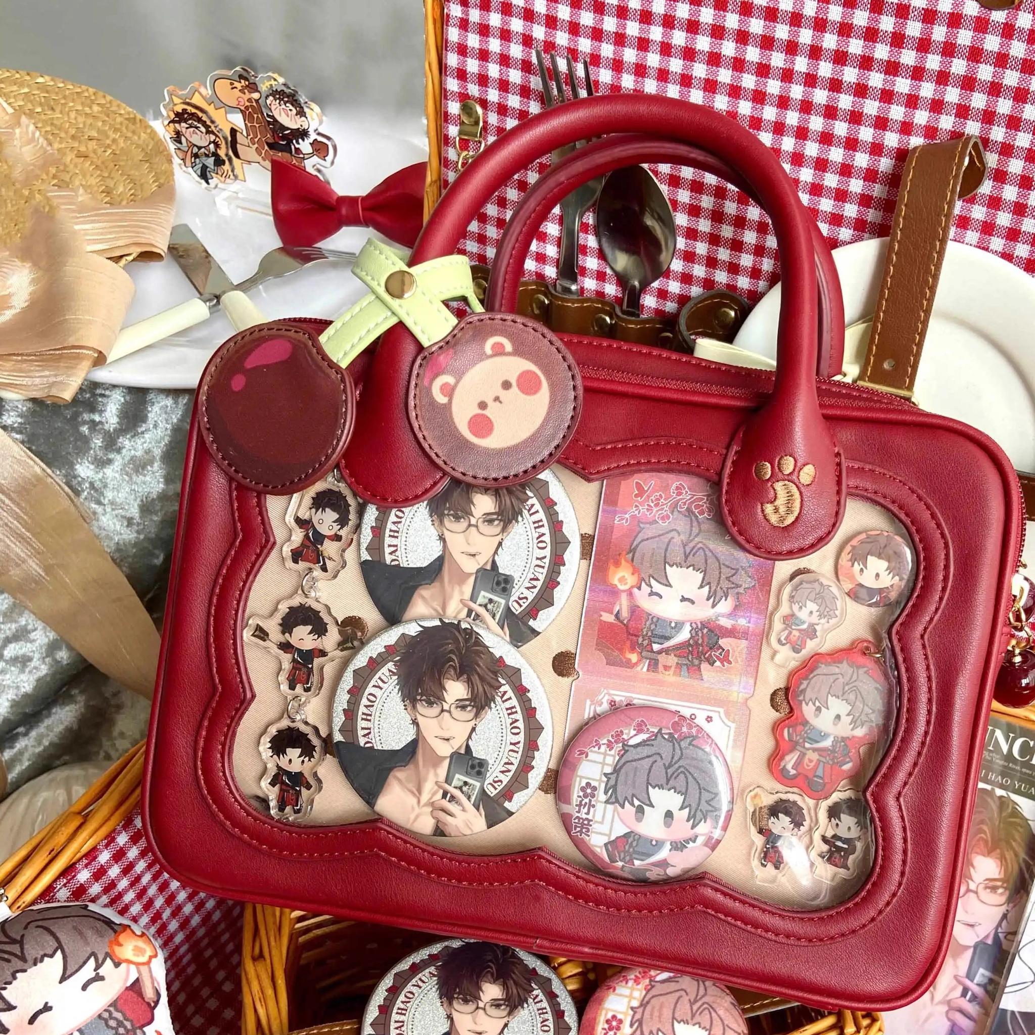 Morning Glory - Kawaii Lolita Bag Cherry Biscuit Shoulder Crossbody Handbag - Image 25