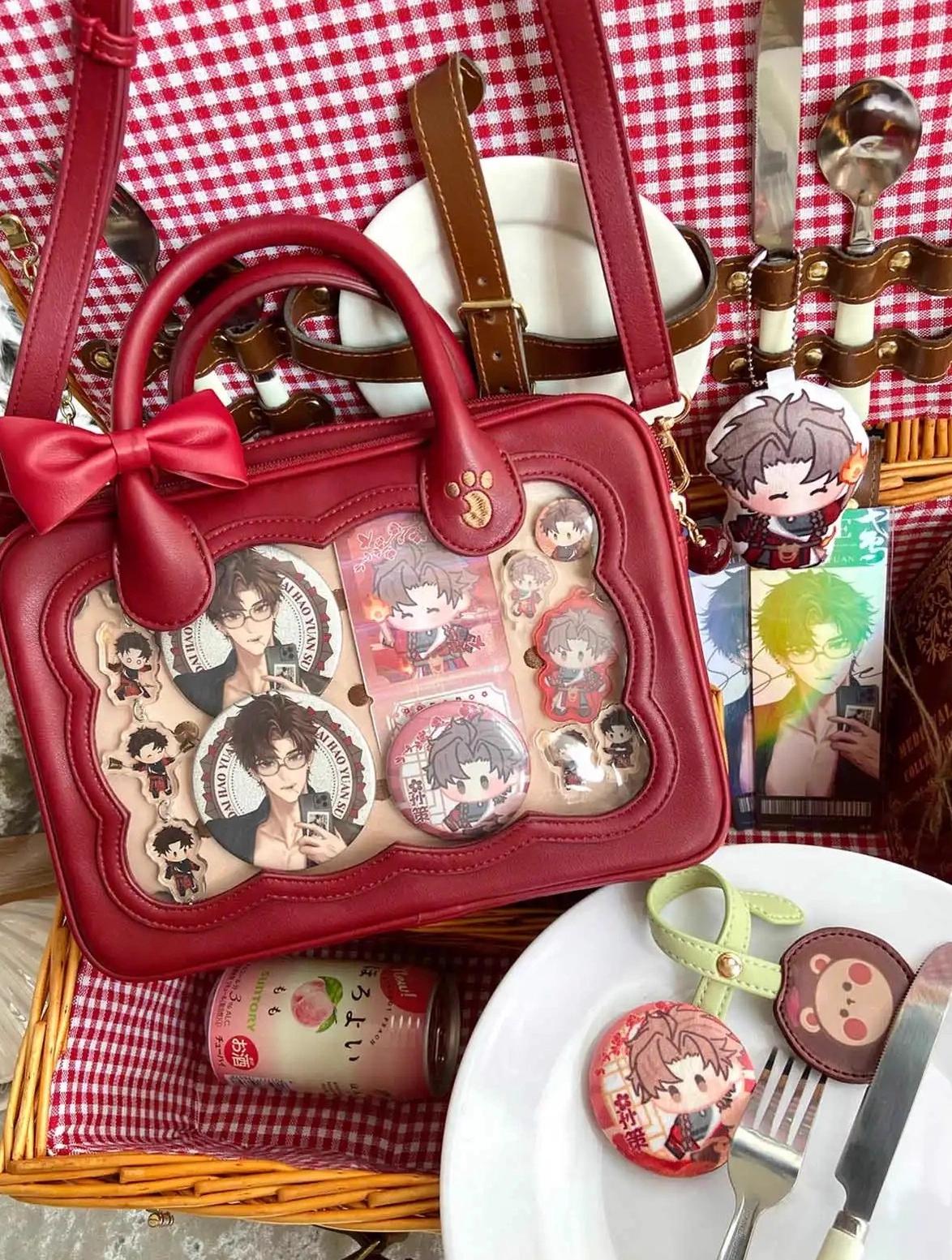 Morning Glory - Kawaii Lolita Bag Cherry Biscuit Shoulder Crossbody Handbag - Image 27