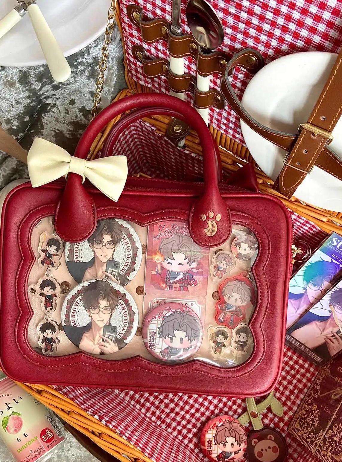 Morning Glory - Kawaii Lolita Bag Cherry Biscuit Shoulder Crossbody Handbag - Image 28