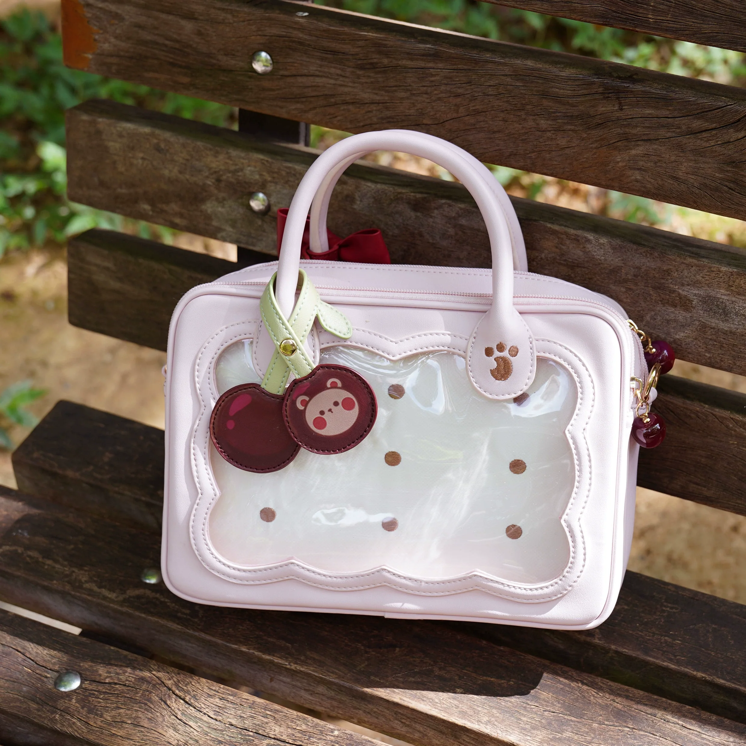 Morning Glory - Kawaii Lolita Bag Cherry Biscuit Shoulder Crossbody Handbag - Image 35