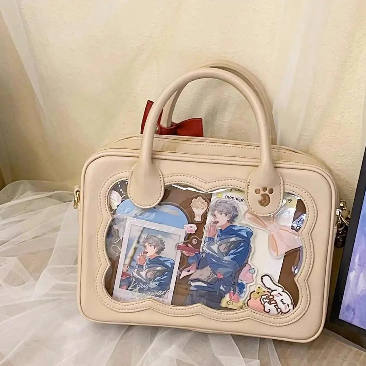 Morning Glory - Kawaii Lolita Bag Cherry Biscuit Shoulder Crossbody Handbag - Image 41