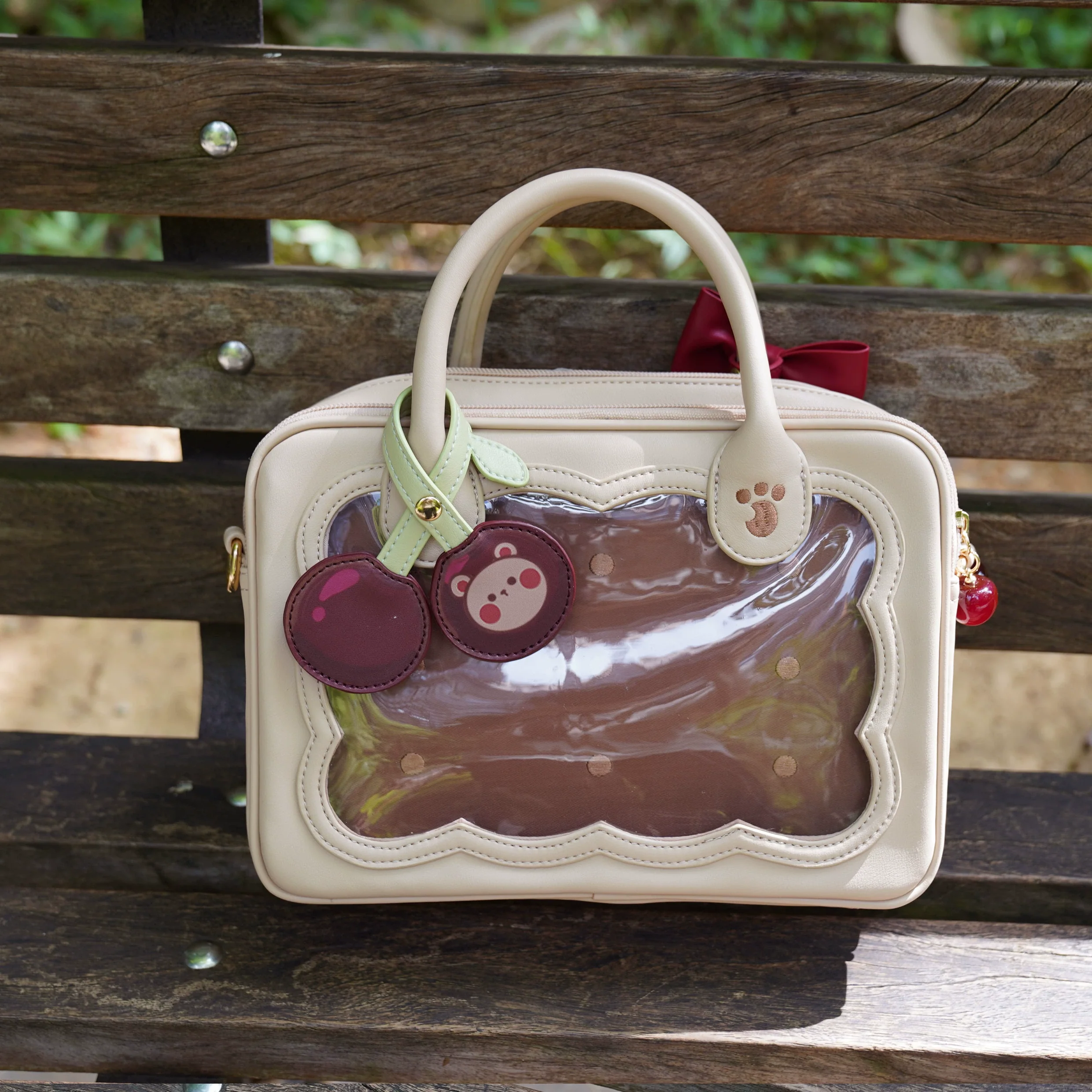Morning Glory - Kawaii Lolita Bag Cherry Biscuit Shoulder Crossbody Handbag - Image 42