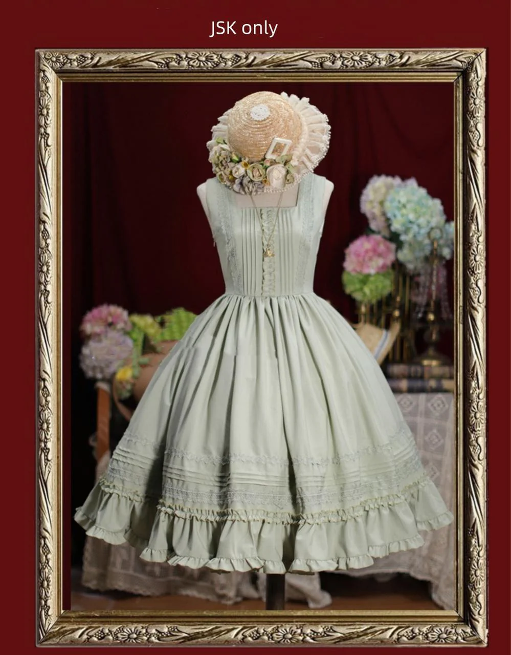 Nocturne Reminiscence - Elegant Lolita JSK Dress Multi-Wear Apron Dress Set - Image 34