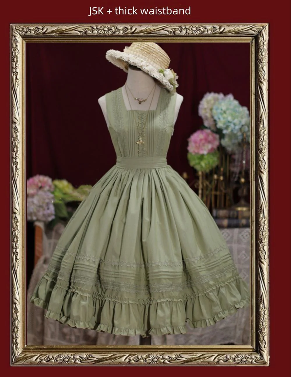 Nocturne Reminiscence - Elegant Lolita JSK Dress Multi-Wear Apron Dress Set - Image 47