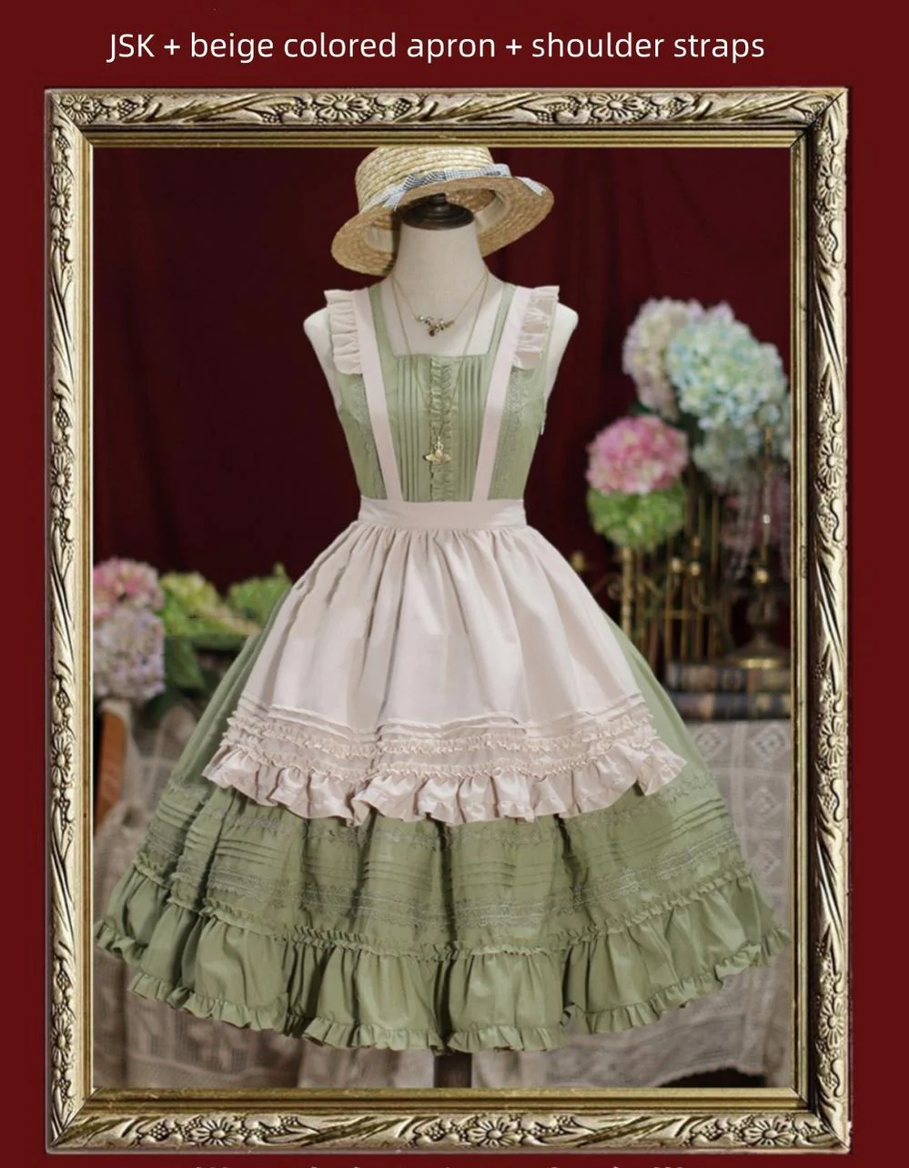 Nocturne Reminiscence - Elegant Lolita JSK Dress Multi-Wear Apron Dress Set - Image 52